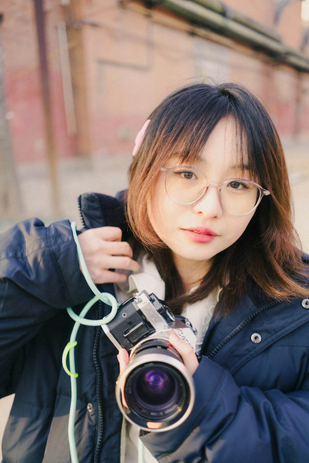 Portrait of a professional female journalist