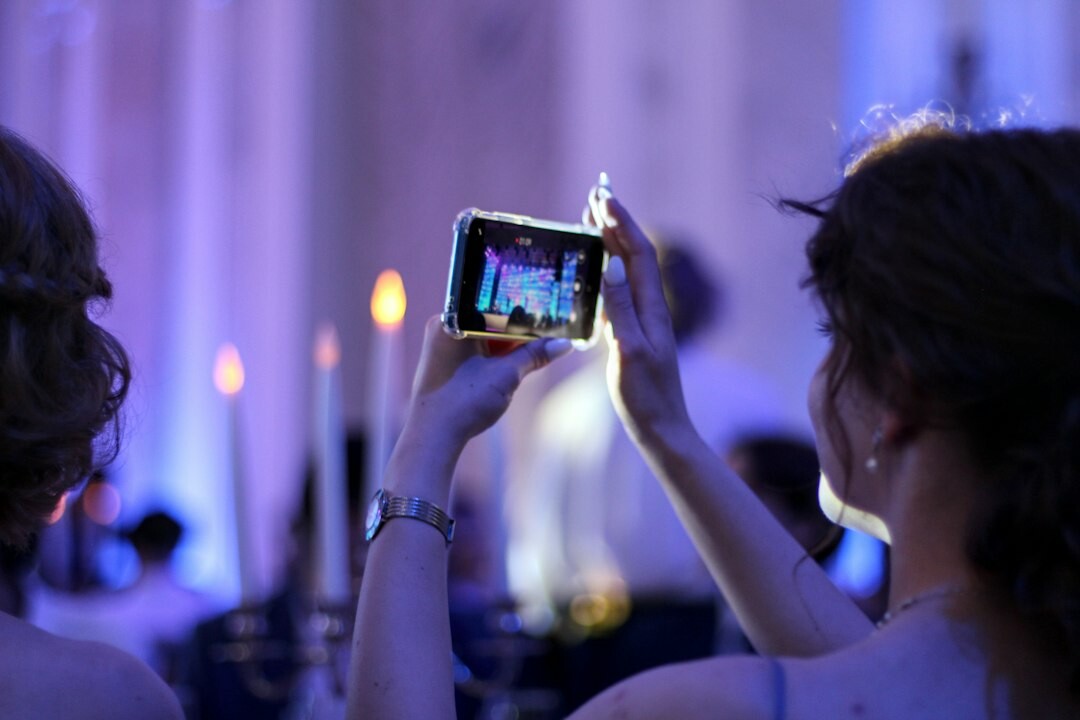 Photographers taking pictures at a celebrity event