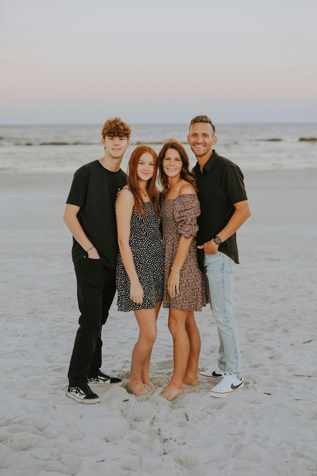 family beach photo